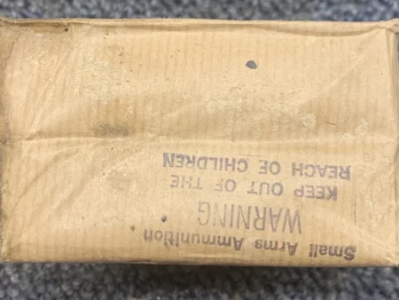 7.65L (French Long) Vintage ammo 108rds. Sealed paper pak