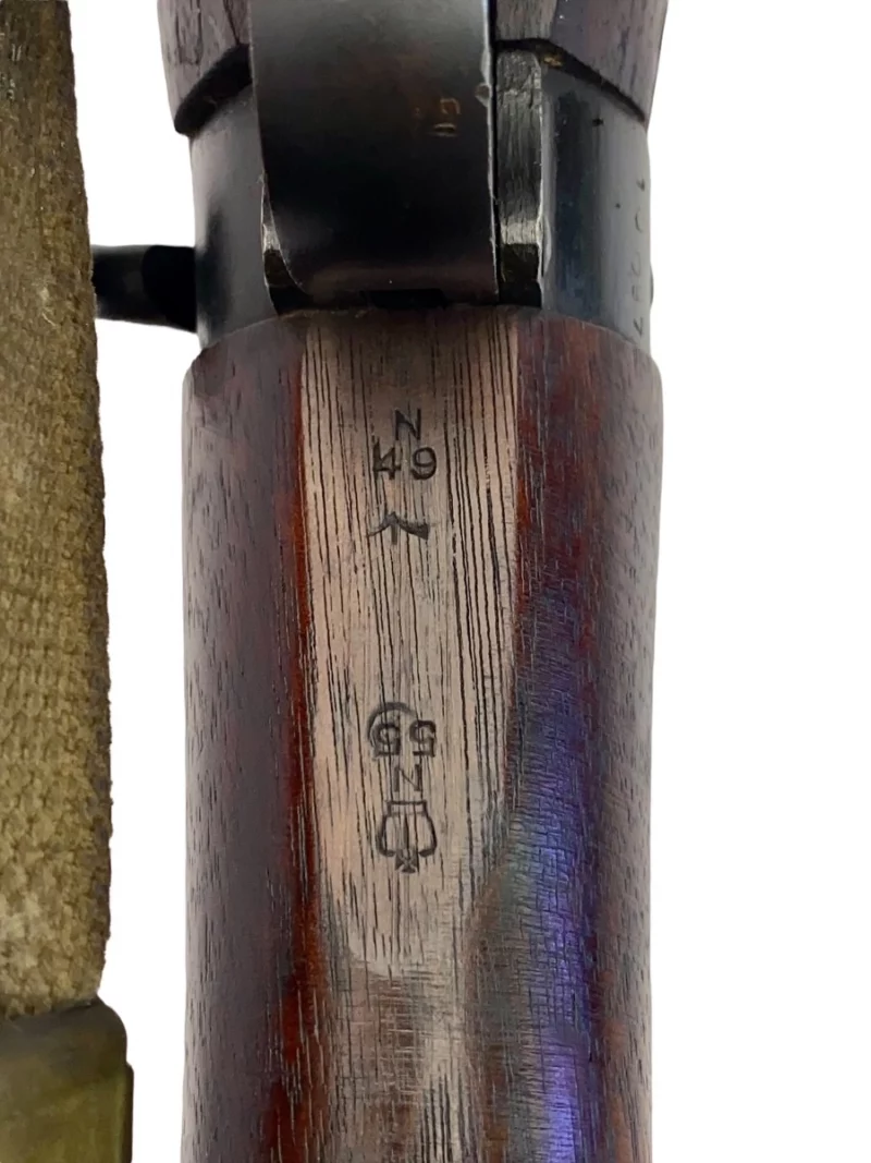 Navy Arms Enfield #4 Mk 1* .303 World War II French Resistance 1944 Dated "BT" marked matching serial number bolt PP 1012 - Image 12