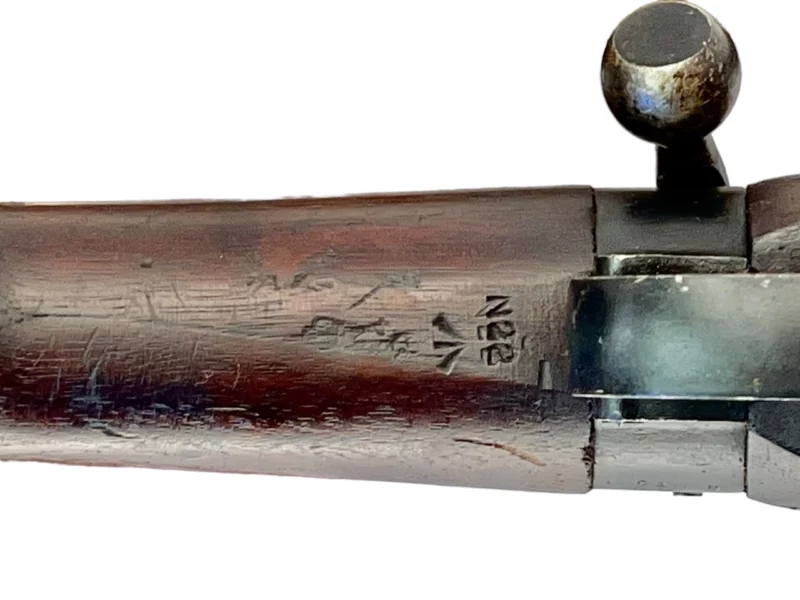 Navy Arms Enfield #4 Mk 1* .303 World War II French Resistance 1944 Dated "BS" marked matching serial number bolt PP 1135 - Image 17