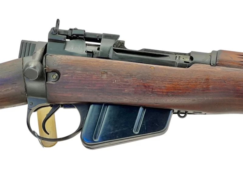 Navy Arms Enfield #4 Mk 1* .303 World War II French Resistance1944 Dated "BS" marked matching serial number bolt PP 0615 - Image 13