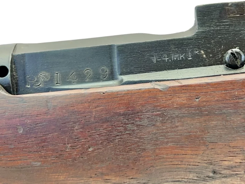 Navy Arms Enfield #4 Mk 1* .303 World War II French Resistance 1944 Dated "BS" and "PP" marked matching serial number bolt PP 1429 - Image 22