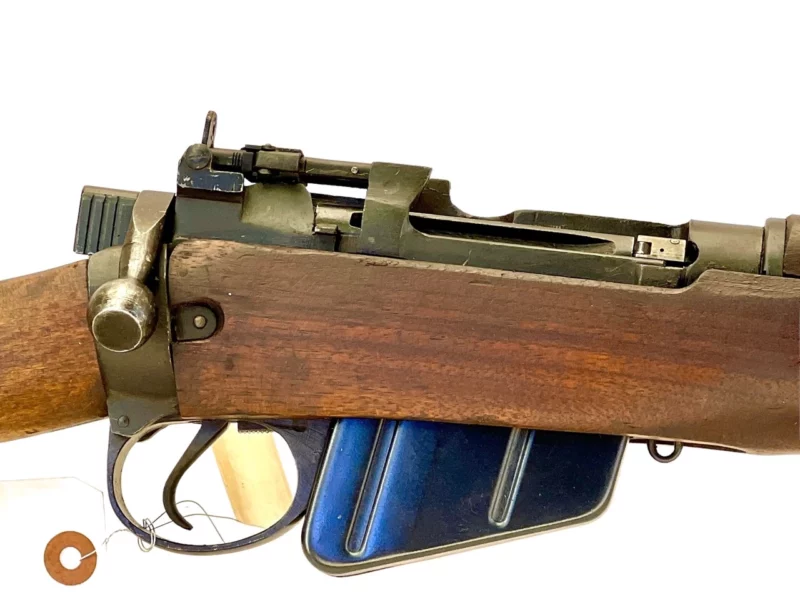 Navy Arms Enfield #4 Mk 1 .303 World War II French Resistance,1944 date "PP" marked, ROF(F) with matching bolt Zinc buttplate SN PP 1393 - Image 10