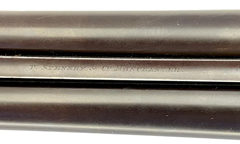 British Side by Side 12ga shotgun T Stensby & Co. Box Lock - Image 12
