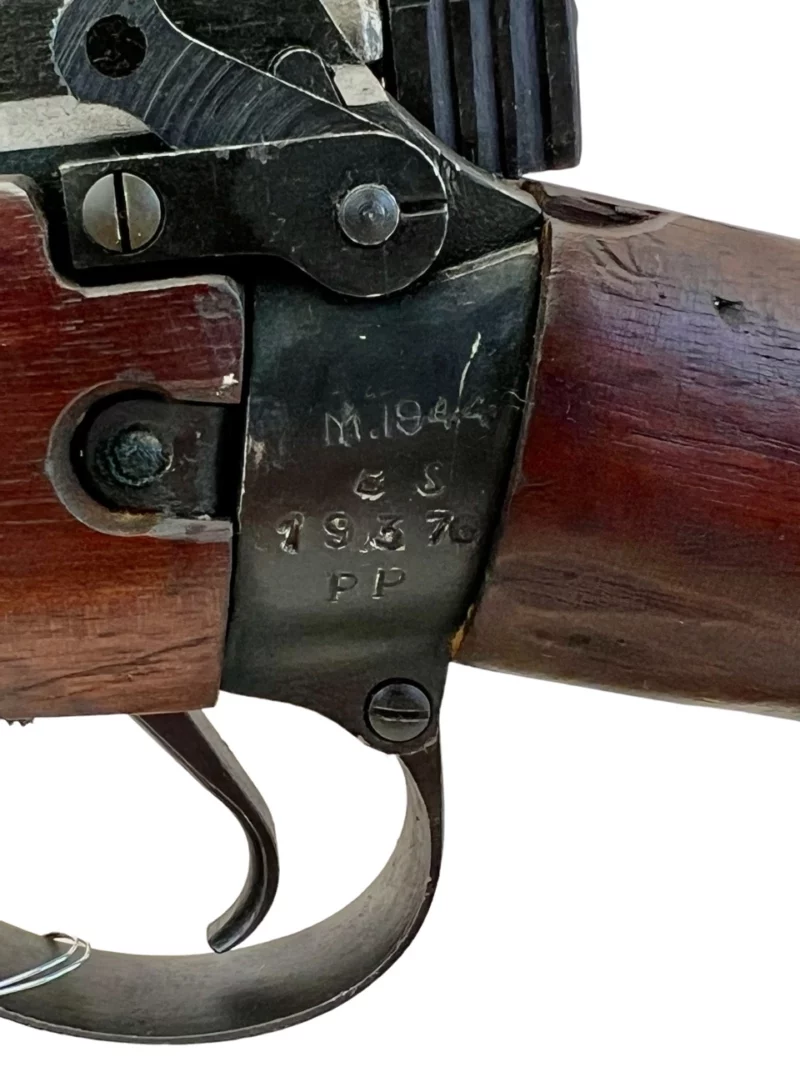 Navy Arms Enfield #4 Mk 1* .303 World War II French Resistance 1944 Dated "BS" and "PP" marked matching serial number bolt PP 0189 - Image 22