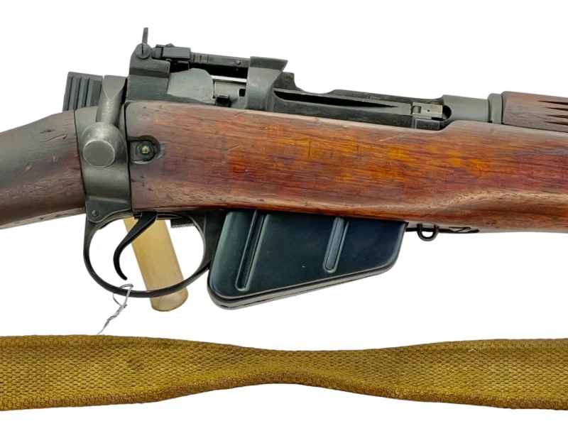 Navy Arms Enfield #4 Mk 1* .303 World War II French Resistance 1944 Dated "BT" marked non-matching SN bolt PP 1124