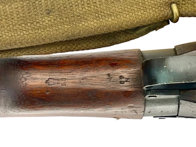 Navy Arms Enfield #4 Mk 1* .303 World War II French Resistance 1944 Dated "BS" marked matching serial number bolt PP 1789 - Image 19