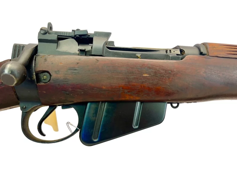 Navy Arms Enfield #4 Mk 1* .303 World War II French Resistance1944 Dated "BS" and "PP" marked non-matching serial number bolt PP 0128 - Image 12