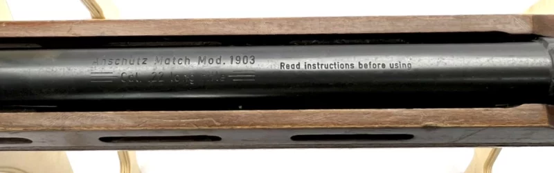 Anschutz Model 1903 Target rifle .22LR with sight SN 1420941 - Image 8