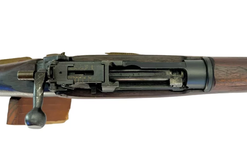 Navy Arms Enfield #4 Mk 1* .303 World War II French Resistance 1944 Dated "BS" and "PP" marked matching serial number bolt PP 1279 - Image 13
