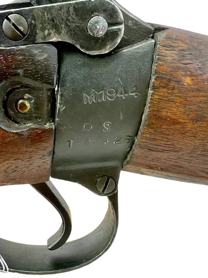 Navy Arms Enfield #4 Mk 1* .303 World War II French Resistance 1944 Dated "BS" marked matching serial number bolt PP 1925 - Image 23
