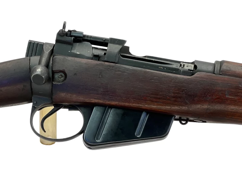 Navy Arms Enfield #4 Mk 1* .303 World War II French Resistance1944 Dated "BS" marked matching serial number bolt PP 1816 - Image 13