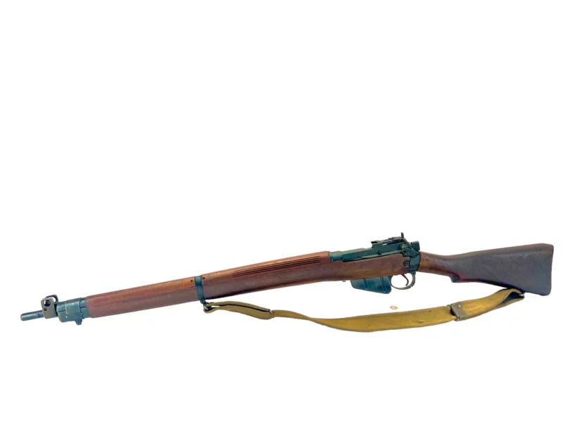 Navy Arms Enfield #4 Mk 1* .303 World War II French Resistance1944 Dated "BS" and "PP" marked non-matching serial number bolt PP 0863 - Image 19