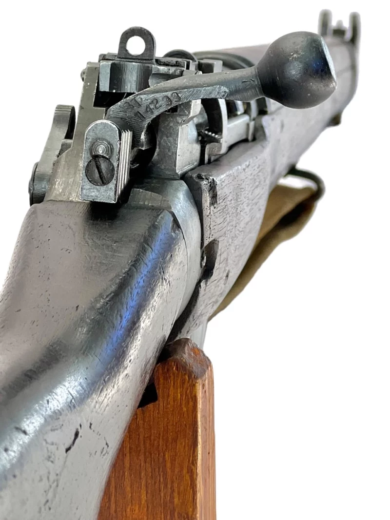 Navy Arms Enfield #4 Mk 1* .303 World War II French Resistance 1944 Dated "BT" and "PP" marked matching serial number bolt PP 1827 - Image 20