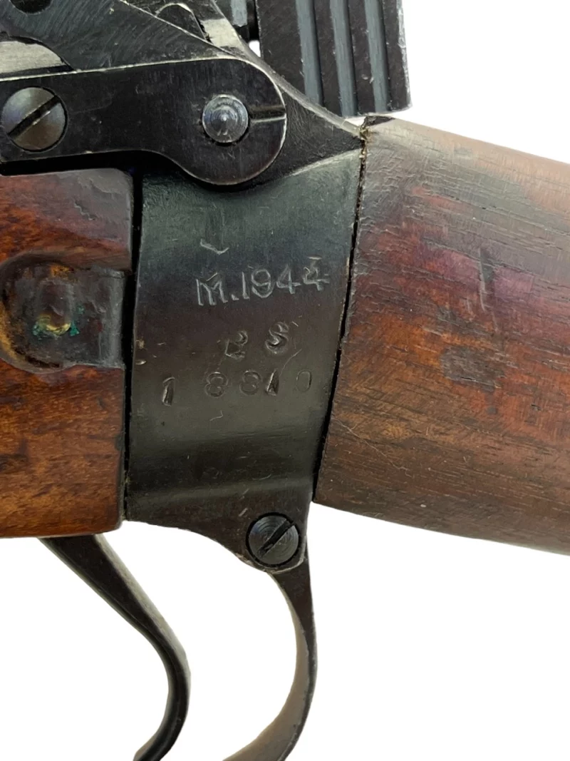 Navy Arms Enfield #4 Mk 1* .303 World War II French Resistance1944 Dated "BS" marked non-matching serial number bolt PP 1149 - Image 23