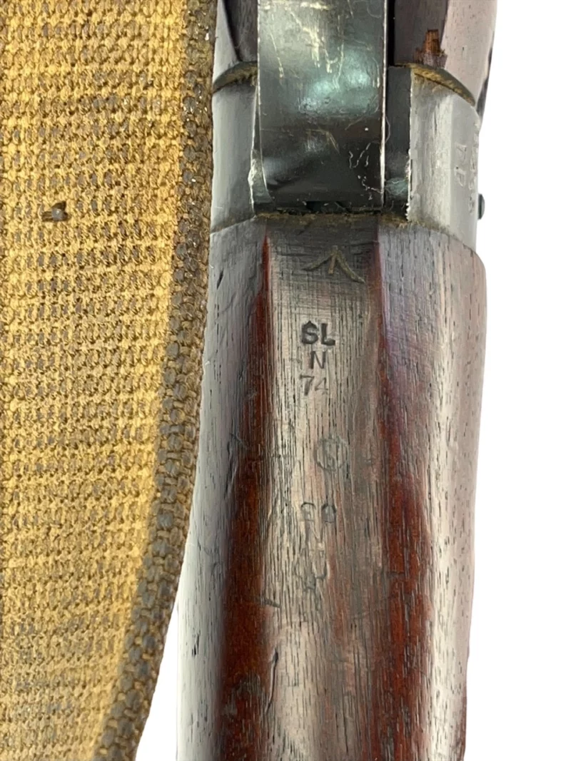 Navy Arms Enfield #4 Mk 1* .303 World War II French Resistance 1944 Dated "BS" and "PP" marked matching serial number bolt PP 0413 - Image 16