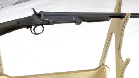 Single Barrel Shotgun 410 Belgium fold-over "Poacher's gun" SN NNV(1)
