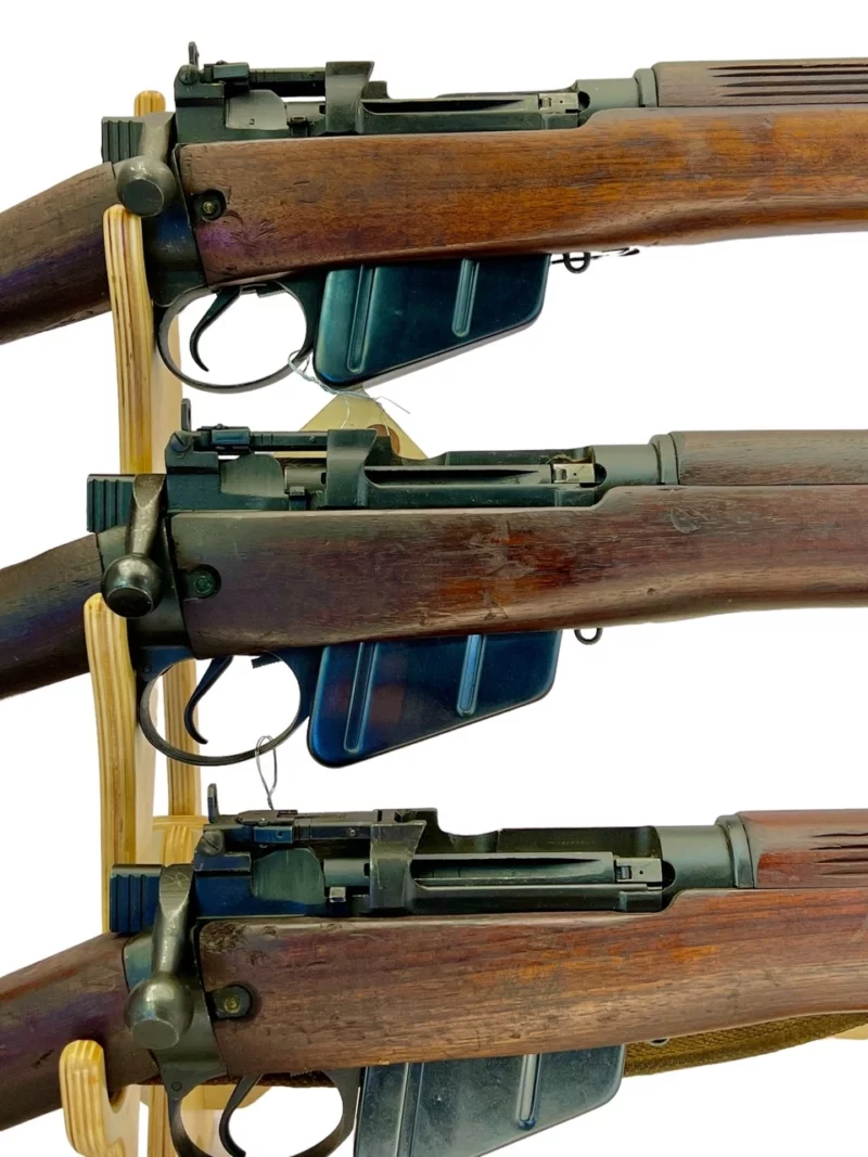 Navy Arms Enfield #4 Mk 1* .303 World War II French Resistance 1944 Dated "BS" and "PP" marked non-matching serial number bolt - Image 10