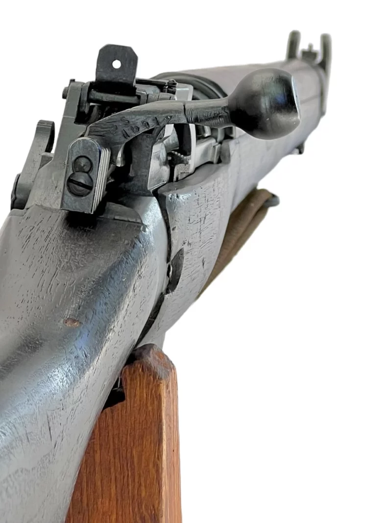 Navy Arms Enfield #4 Mk 1* .303 World War II French Resistance 1944 Dated "BS" marked matching serial number bolt PP 0423 - Image 15