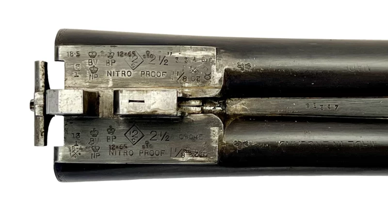 British Side by Side 12ga shotgun Arthur Turner Box Lock - Image 15