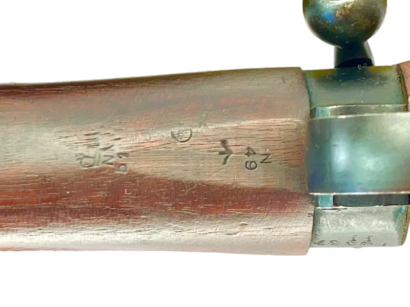 Navy Arms Enfield #4 Mk 1* .303 World War II French Resistance 1944 Dated "BS" and "PP" marked matching serial number bolt PP 1092 - Image 19