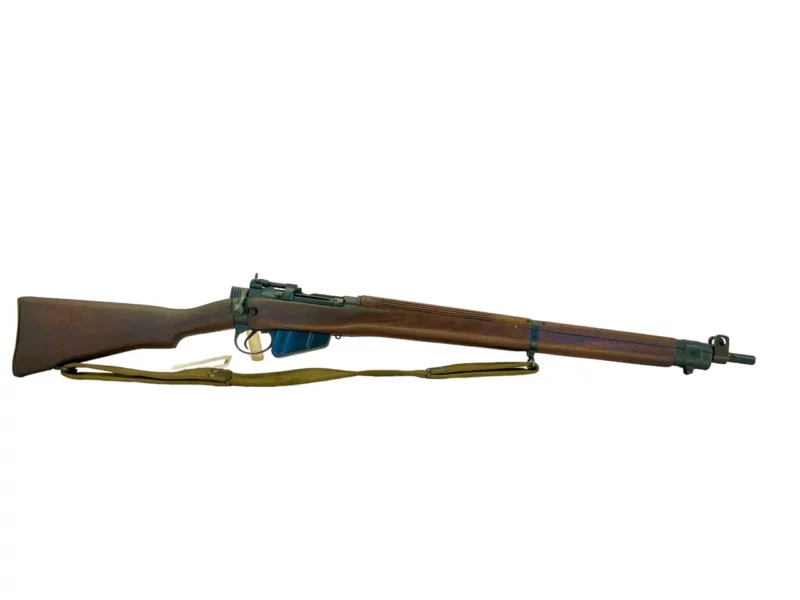 Navy Arms Enfield #4 Mk 1* .303 World War II French Resistance 1944 Dated "BS" and "PP" marked matching serial number bolt PP 1045 - Image 10