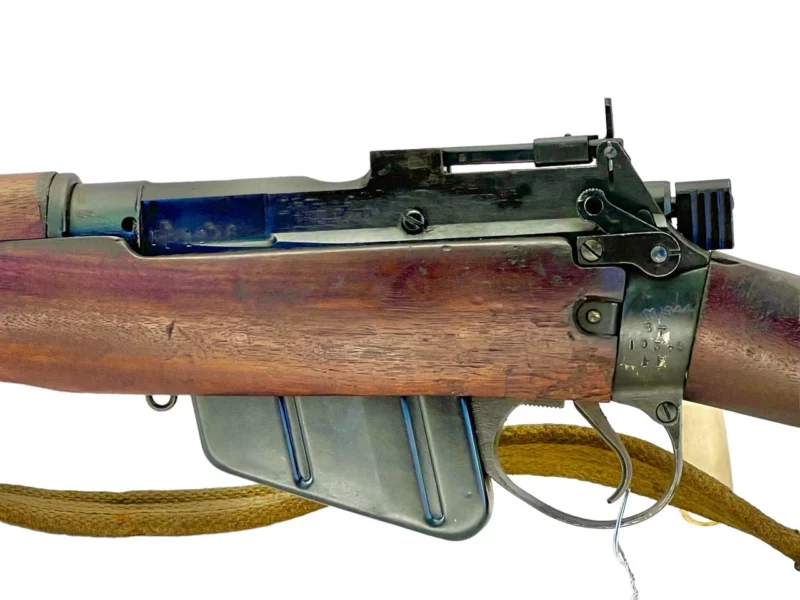 Navy Arms Enfield #4 Mk 1* .303 World War II French Resistance 1944 Dated "BT" and "PP" marked matching serial number bolt PP 1696 - Image 20