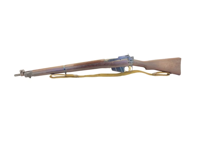 Navy Arms Enfield #4 Mk 1* .303 World War II French Resistance 1944 Dated "BT" and "PP" marked matching serial number bolt PP 1802 - Image 9