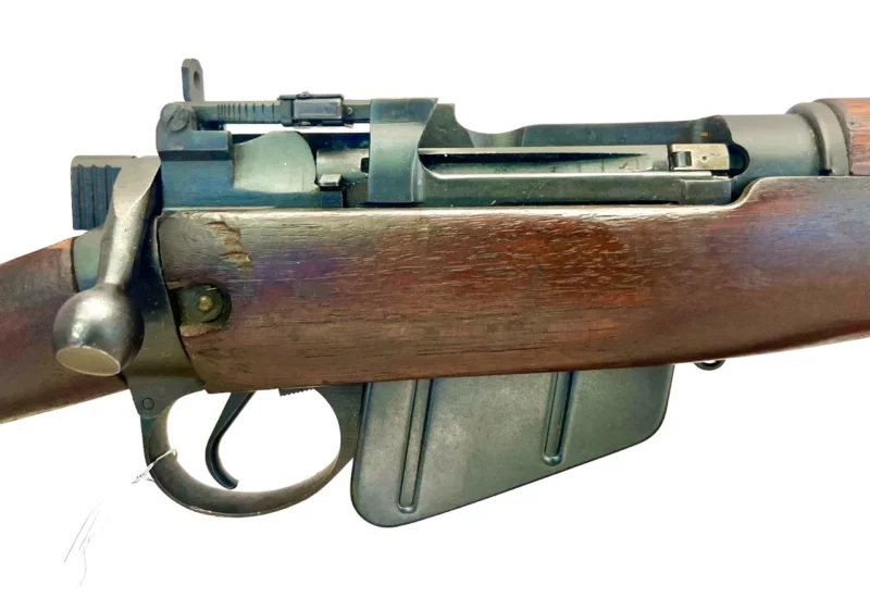 Navy Arms Enfield #4 Mk 1* .303 World War II French Resistance1944 Dated "BS" marked non-matching serial number bolt PP 1626 - Image 11
