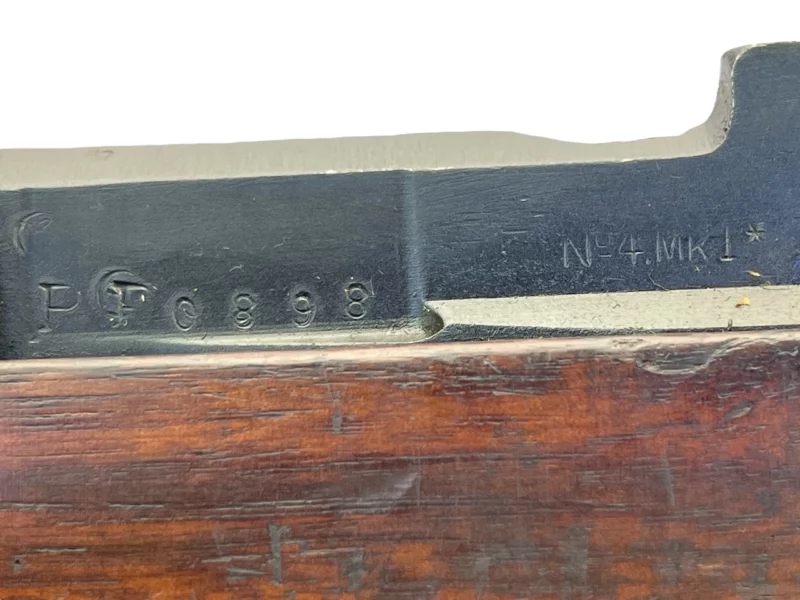 Navy Arms Enfield #4 Mk 1* .303 World War II French Resistance1944 Dated "BS" and "PP" marked non-matching serial number bolt PP 0898 - Image 21