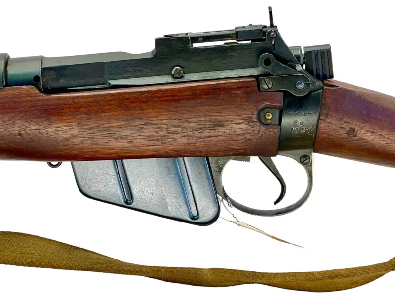 Navy Arms Enfield #4 Mk 1* .303 World War II French Resistance 1944 Dated "BS" marked matching serial number bolt PP 1257 - Image 22