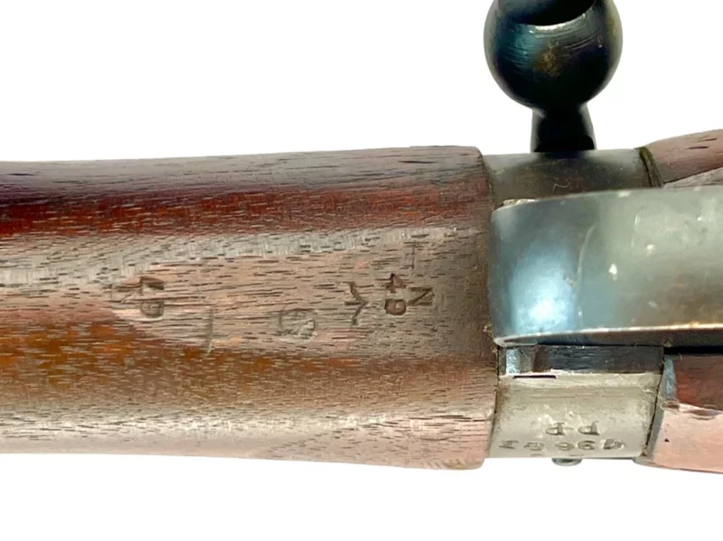 Navy Arms Enfield #4 Mk 1* .303 World War II French Resistance 1944 Dated "BS" and "PP" marked matching serial number bolt PP 1527 - Image 23