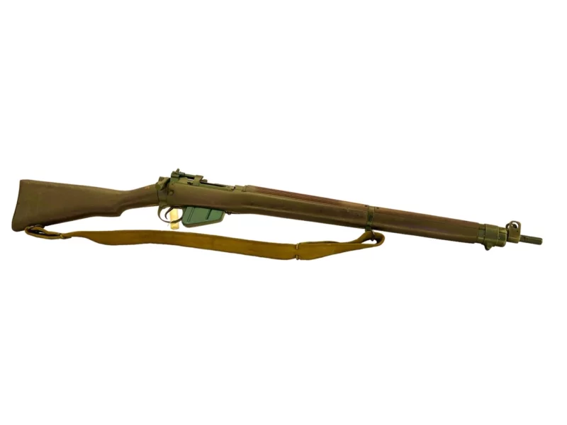 Navy Arms Enfield #4 Mk 1* .303 World War II French Resistance 1944 Dated "BT" marked matching serial number bolt PP 1468 - Image 10