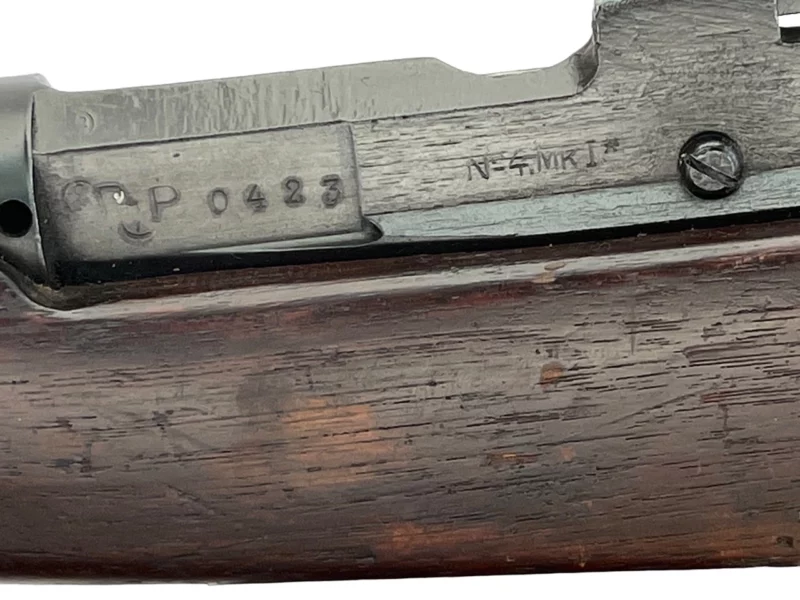 Navy Arms Enfield #4 Mk 1* .303 World War II French Resistance 1944 Dated "BS" marked matching serial number bolt PP 0423 - Image 21