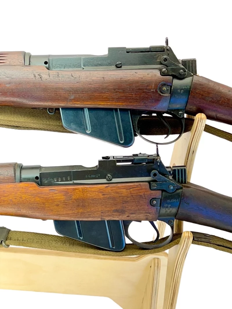 Navy Arms Enfield #4 Mk 1 .303 World War II French Resistance 1944 Dated consecutive serial numbered pair matching serial number bolt - Image 20