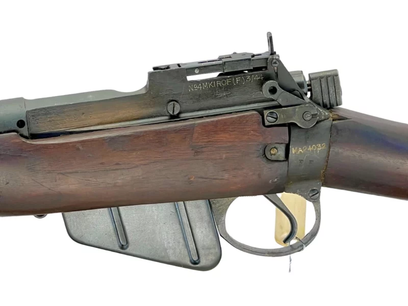 Navy Arms Enfield #4 Mk 1 .303 World War II French Resistance,1944 date "PP" marked, ROF(F) with matching bolt SN PP 0256 - Image 19