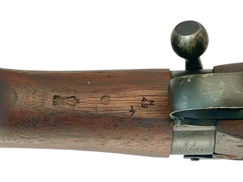 Navy Arms Enfield #4 Mk 1* .303 World War II French Resistance 1944 Dated "BS" and "PP" marked matching serial number bolt PP 0986 - Image 17