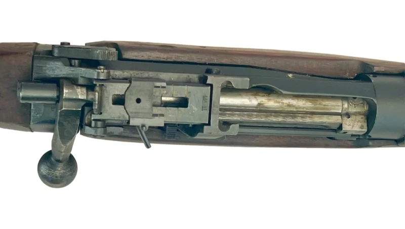 Navy Arms Enfield #4 Mk 1 .303 World War II French Resistance 1944 Dated "BU" "PP" marked non-matching bolt SN PP 1878 - Image 13
