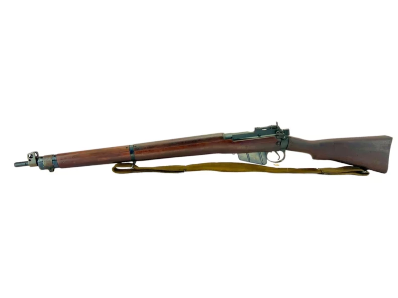 Navy Arms Enfield #4 Mk 1* .303 World War II French Resistance1944 Dated "BS" and "PP" marked non-matching serial number bolt PP 0619 - Image 20