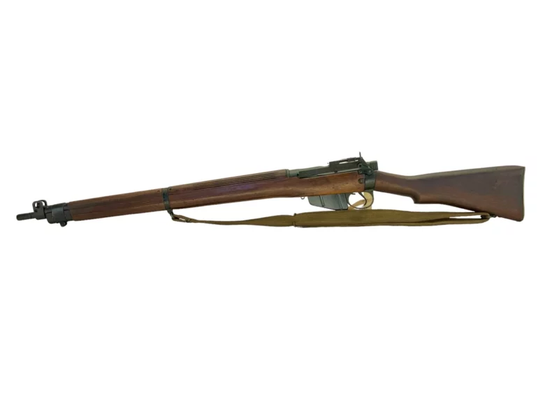 Navy Arms Enfield #4 Mk 1* .303 World War II French Resistance1944 Dated "BS" marked non-matching serial number bolt PP 1149 - Image 20