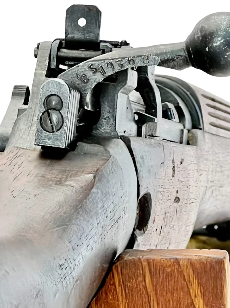 Navy Arms Enfield #4 Mk 1* .303 World War II French Resistance 1944 Dated "BS" and "PP" marked matching serial number bolt PP 1752 - Image 17