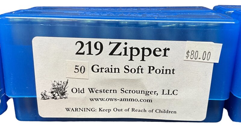 219 Zipper 50gr. Ballistic tip