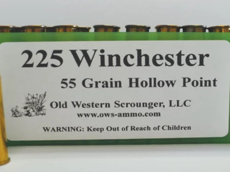 225 Winchester 55GR HP