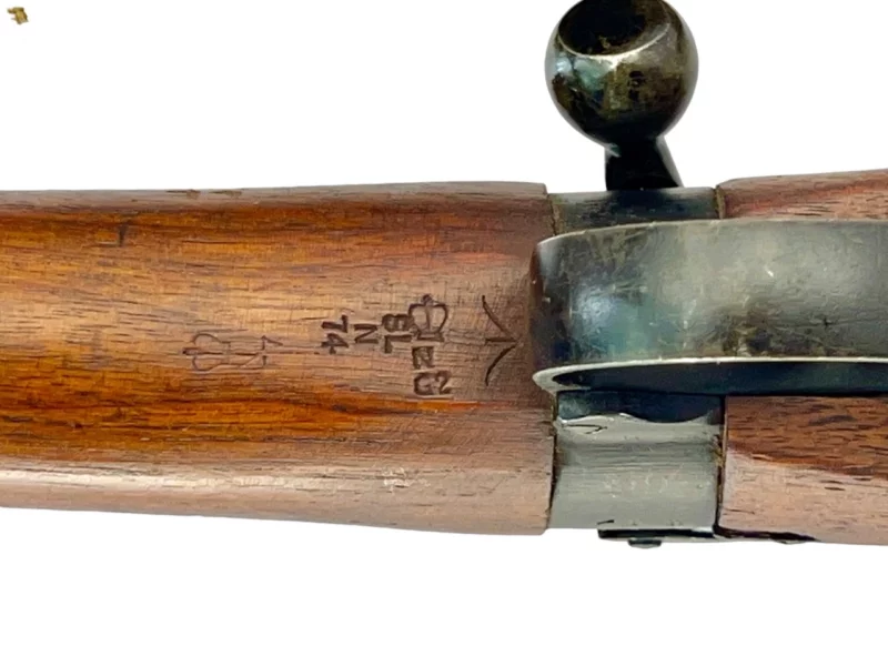 Navy Arms Enfield #4 Mk 1 .303 World War II French Resistance,1944 date "PP" marked, ROF(F) with matching bolt SN PP 0263 - Image 16