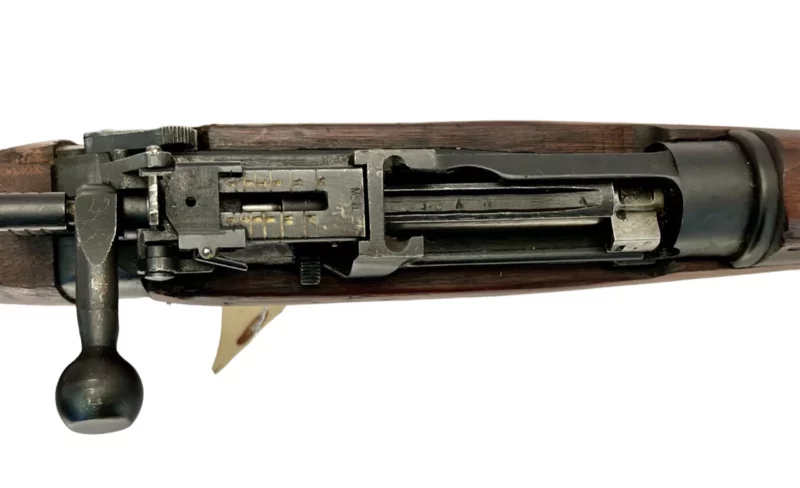 Navy Arms Enfield #4 Mk 1* .303 World War II French Resistance1944 Dated "BS" and "PP" marked non-matching serial number bolt PP 1341 - Image 15