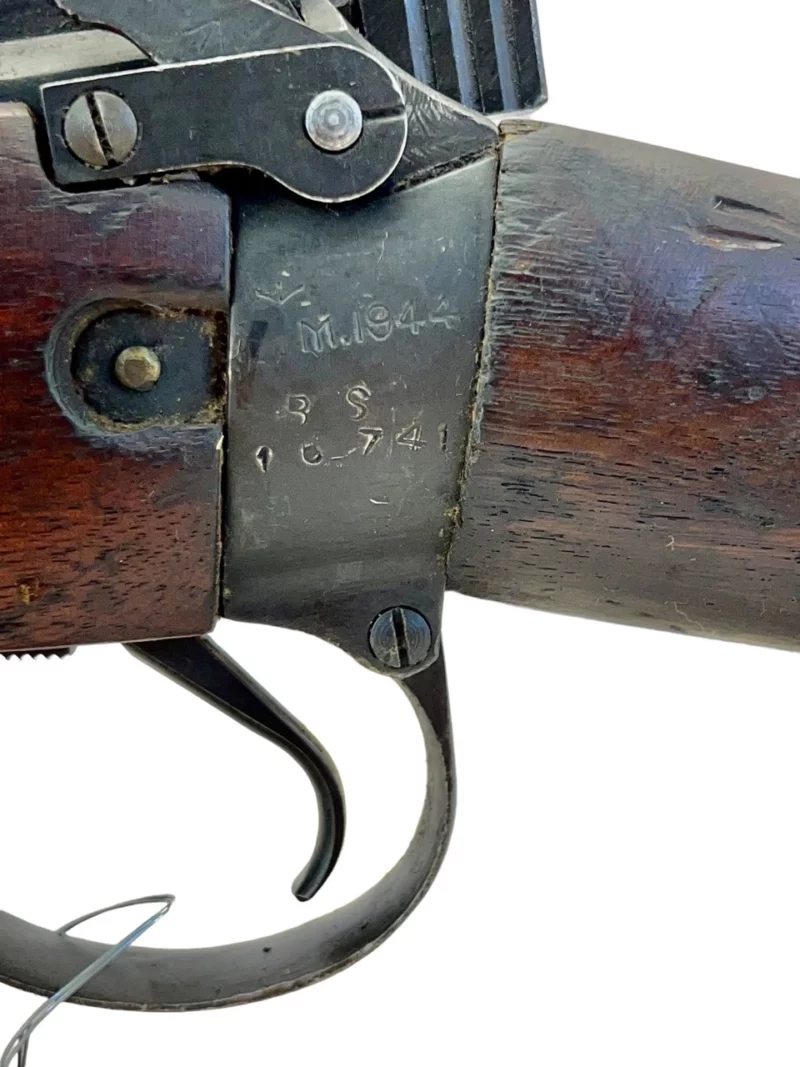 Navy Arms Enfield #4 Mk 1* .303 World War II French Resistance 1944 Dated "BS" marked matching serial number bolt PP 1893 - Image 21