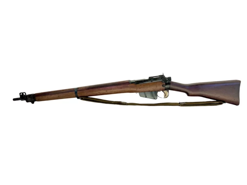 Navy Arms Enfield #4 Mk 1* .303 World War II French Resistance 1944 Dated "BS" and "PP" marked matching serial number bolt PP 1492 - Image 18