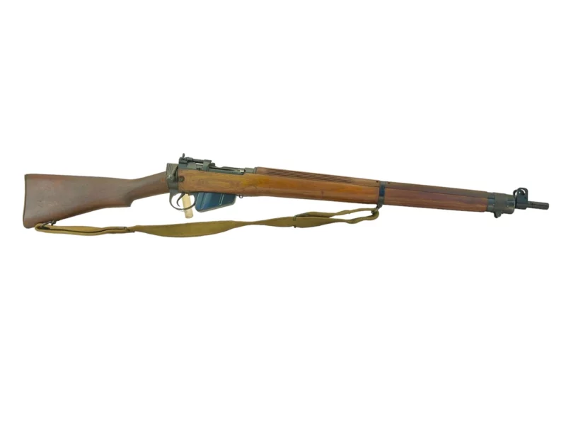 Navy Arms Enfield #4 Mk 1* .303 World War II French Resistance 1944 Dated "BS" and "PP" marked 1854matching serial number bolt PP - Image 10