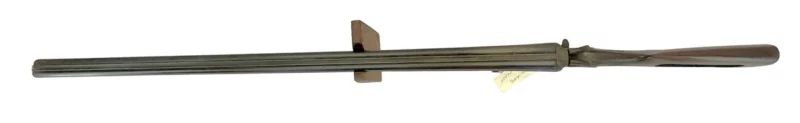 Belgium 410 side by side shotgun external hammer, fold-over “poacher’s gun” 3642 - Image 2