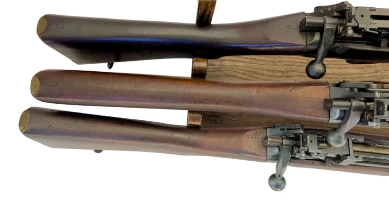 Navy Arms Enfield #4 Mk 1 .303 World War II French Resistance with brass buttplate 1944 date M47/C "PP" marked - Image 9