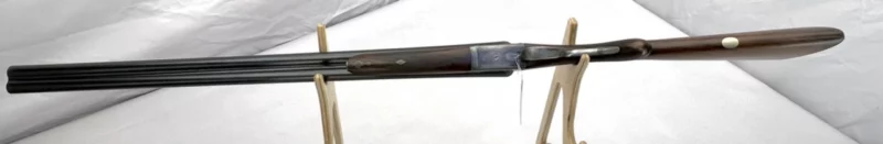 side by side 12ga shotgun British Arthur Turner Extractor Boxlock SN 11068 - Image 11